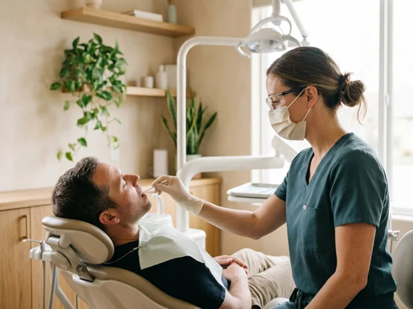 Numbing gel applied before a local anaesthetic